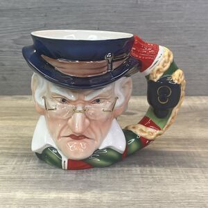 DEPARTMENT 56 A CHRISTMAS CAROL MUG Miserly Scrooge Vintage Y2K